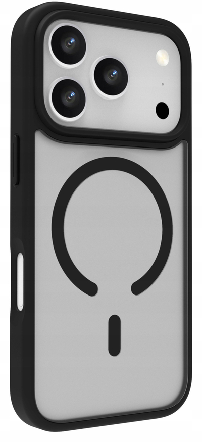 Maskë mbrojtëse Roobix Dusky MagSafe RX5143 për iPhone 17 Pro Max, matte, e zezë