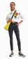 Ҫantё dore Desigual Bag Magna Butan, e verdhё