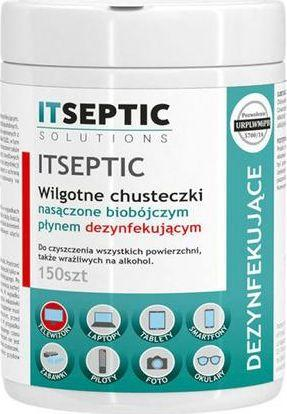 Lecka dezinfektuese ITSEPTIC, për pajisje elektronike, 150 copë, të bardha