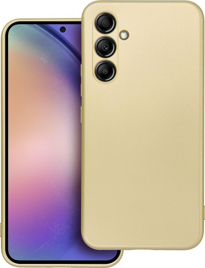 Maskë telefoni për Samsung Galaxy A54 5G, metallic, TPU, ngjyrë ari