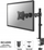 Mbajtëse tavoline monitori Neomounts NM-D135BLACK, 10-30", krah fleksibël, e zezë