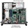 Kasa serverike Techly PC ATX 4U, për kabinet rack 19", e zezë