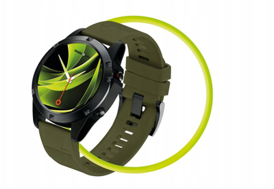 Rrip ore Mobile Origin Easy Strap Watch, 20mm, silikon, jeshil i errët