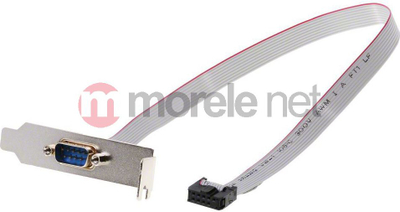 Kabllo seriale DeLOCK 89300, DB9 9-pin COM, 0.4 m, gri