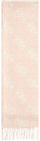 Shall për femra GUESS Noelle II, 60x180cm, rozë salmon me logo