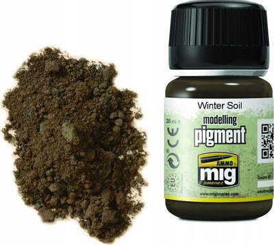 Pigment modelimi Ammo by Mig Winter Soil, superfine, 35 ml, kafe