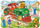 Puzzle Castorland Green Locomotive (246995), 30 elemente, shumëngjyrëshe