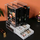 Organizues bizhuterish AG119F, 5 sirtarë, akrilik transparent, i zi