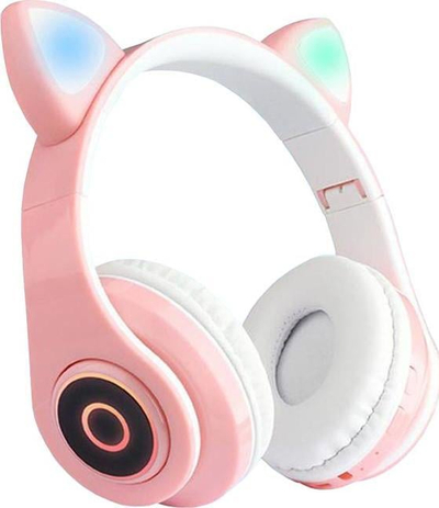 Kufje pa tela B39, over ear, me drita RGB, Bluetooth
