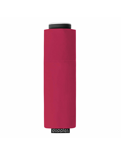 Çadër e palosshme Doppler Fiber Mini Compact Uni Viva Magenta, e kuqe e errët