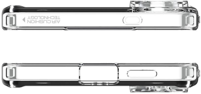 Mbrojtëse telefoni Spigen Ultra Hybrid MagSafe Zero One, për Samsung Galaxy S25 Edge, transparente, e bardhë