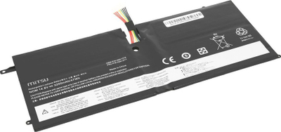 Батерија за лаптоп MITSU 45N1070, за Lenovo ThinkPad X1 Carbon, црна