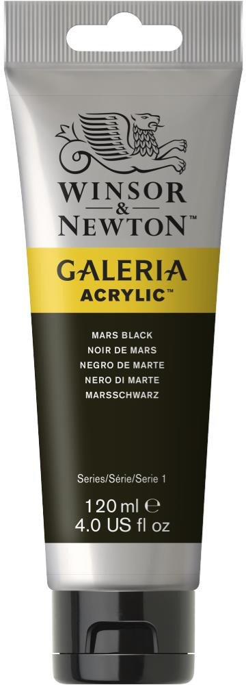 Bojë akrilike Winsor & Newton Galeria, 120 ml, e zezë