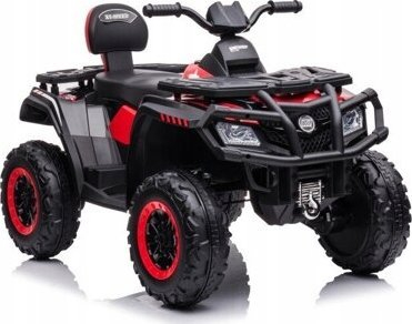 Quad elektrik për fëmijë LEAN Toys S615, bateri 24V, i kuq e zi