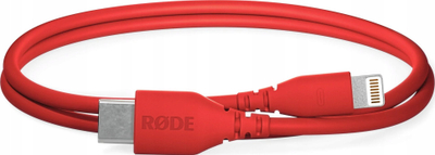 Kabllo Lightning në USB C RODE SC21, 30cm, për iPhone, e kuqe
