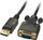 Kabllo adaptor video Microconnect DP-VGA-MM-100, DisplayPort nё VGA, 1m, i zi