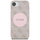 Заштитен капак Guess 4G Circle Classic Logo MagSafe за iPhone 16e, TPU PC, розова