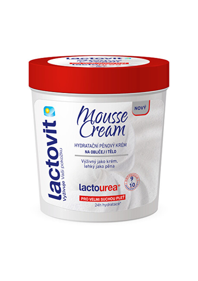 Krem për fytyrë & trup Lactovit Lactourea Mousse Cream, 250 ml