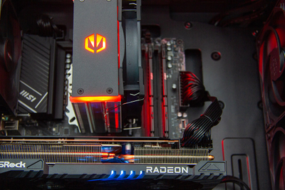 Kompjuter HAL3000 Online Gamer Pro, AMD Ryzen 5 9600X, 32GB RAM DDR5, 1TB PCIe SSD, AMD RX 7800 XT, i zi