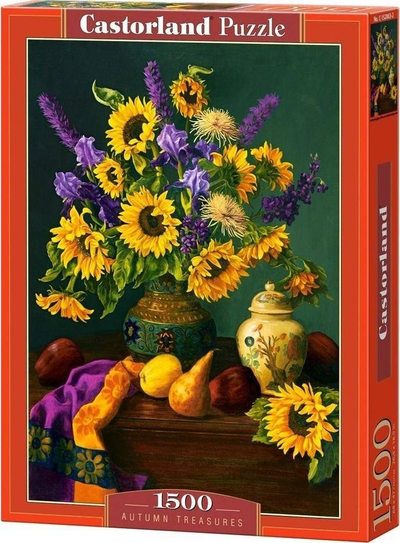 Puzzle Castorland Autumn Treasures, 1500 pjesë, 68 x 47 cm, shumëngjyrësh