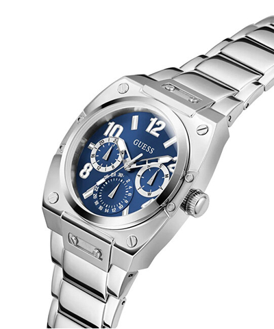 Orë për meshkuj Guess Prodigy GW0624G1, e argjendtë