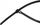 Lidhëse kabllosh YATO, plastike releasable, 7.6x250mm, 50 copë, të zeza