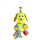 Lodër pelushi Lamaze Noisy Puppy, me tinguj, me unazë varëse, shumëngjyrësh