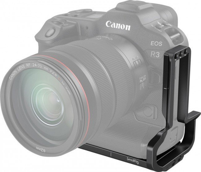 Mbajtëse L SmallRig për Canon EOS R3, metal, e zezë