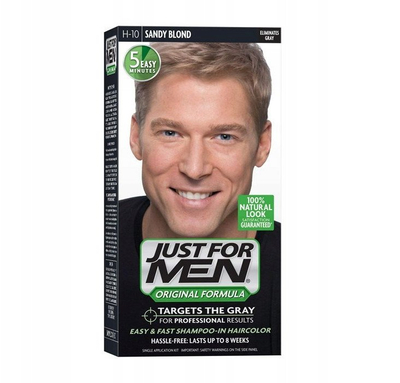 Ngjyrë flokësh për meshkuj Just For Men Shampoo In, Sandy Blond, e çelët