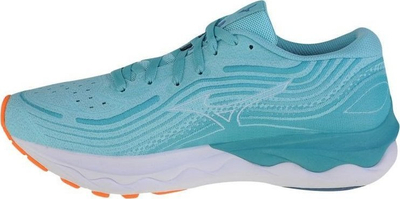 Atlete vrapimi Mizuno Wave për goca, me Mizuno Enerzy, amortizim i lartë, blu e çelët