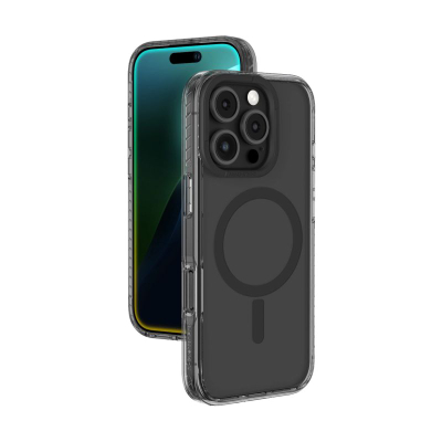 Футрола за телефон Amazingthing Titan Pro Mag за iPhone 16 Pro Max, со магнетен прстен, црна