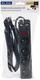 Parazgjedhës BLOW PR-470WSP/USB, 4 priza, 2x USB, 1.5m, i zi