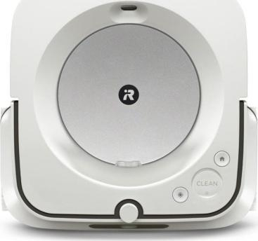 Robot pastrues iRobot Braava jet m6 M6138, pastrim i lagësht dhe i thatë, i bardhë