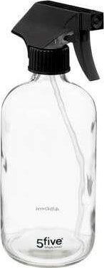 Shishe sprej 5Five Simply Smart, 450ml, trup transparent, kapak i zi