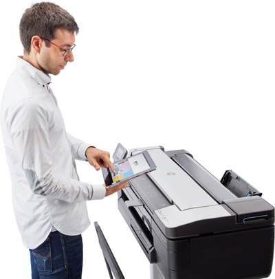 Plotter HP DesignJet T830 24", A1, multifunksional, gri