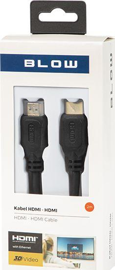 Kabllo HDMI Blow 2.0, 2 metra, 4K, e zezë