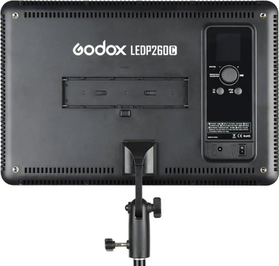 Dritë video LED Godox LEDP260C, 30W, 3300K-5600K, e zezë