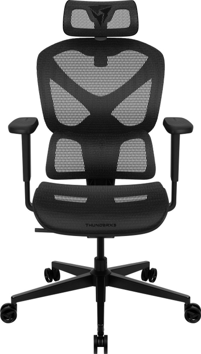 Karrige gaming ThunderX3 YTC Mesh, mekanizëm SYNC5, rrjetë ergonomike, e zezë