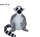 Lodër plushe Sun Day Lemur, 26cm, gri
