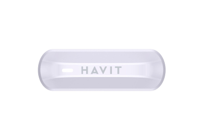 Kufje wireless Havit TW970 TWS, Bluetooth 5.3, modalitet loje, të bardha