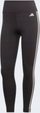 Leggings adidas 3 Stripes 78 TIG W HT5438, AEROREADY, gjatësi 7/8, të zeza
