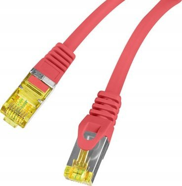 Kabllo rrjeti Lanberg Patchcord CAT6A, SFTP, 3m, e kuqe
