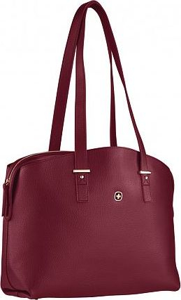 Çantë pune Wenger Women's Business Tote, 14", me xhep për laptop, e kuqe e errët