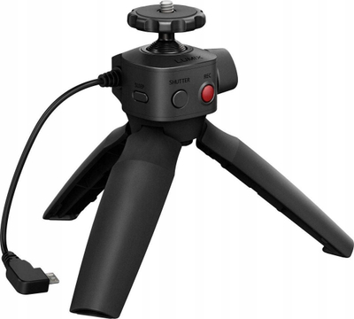 Dorezë tripod për kamera Panasonic DMW-SHGR1, me kabllo kontrolli, për LUMIX, e zezë