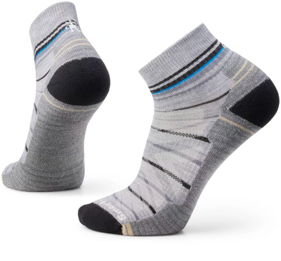 Çorape burra Smartwool Hike Light Cushion Ankle, madhësia L, gri e hapur