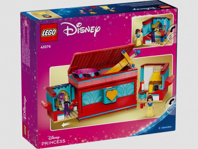 Set ndërtimi LEGO Disney Princess Jewelry Box 43276, me Borëbardhën, shumëngjyrëshe