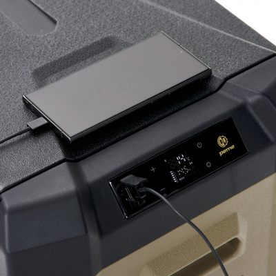 Frigorifer & ngrohës portativ Peme Quest 40 Storm Sand, 35.3L