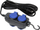 Zgjatues elektrik 4 porta, heavy duty, IP44, H05RR F 3x1.5mm², 5m, i zi