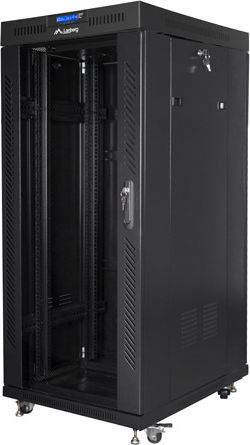 Kabinet rrjeti Lanberg Standing Cabinet 19", 37U, 800 kg, i zi