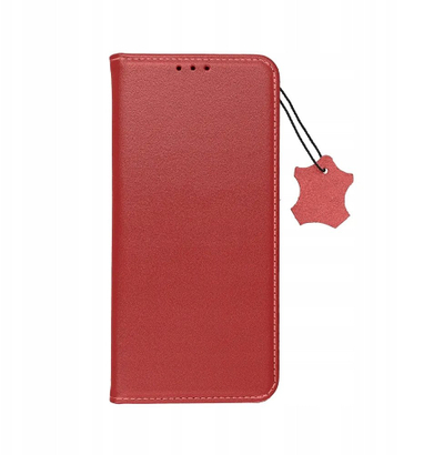 Kалуп за телефон Smart Pro Book Leather за Samsung S25 Edge, кожа, бордо
